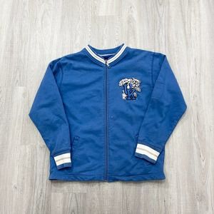 VINTAGE Y2K Kentucky Wildcats Full Zip Sweatshirt Size Small S Mens Blue 2000s